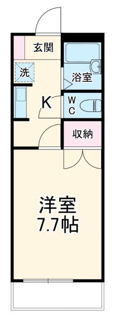 萌黄館　Ａ棟の間取り