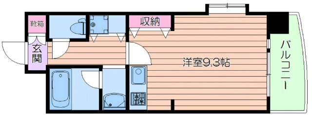 サンロワール江坂の間取り