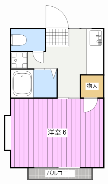 コーポスルガ台の間取り