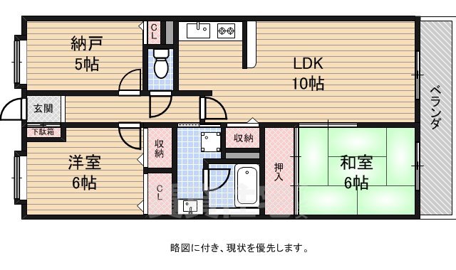 ソルプラーサ堺の間取り