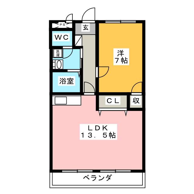 サンセジュール東別院の間取り