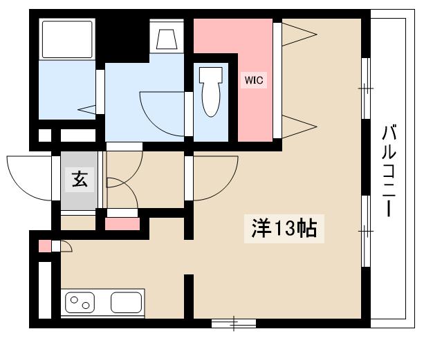 向陽町レジデンスの間取り