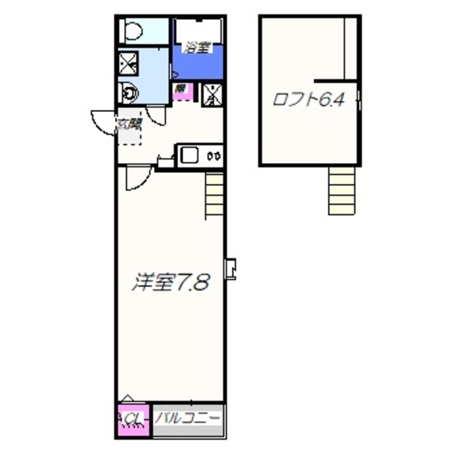 プランドールleiの間取り