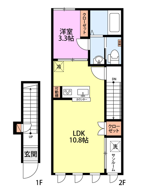 オーレリアンの間取り