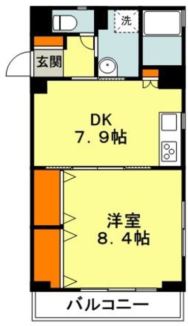 横浜市青葉区藤が丘のマンションの間取り