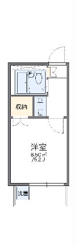 レオパレス白山第４の間取り