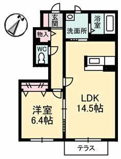 タウン表参道　Ｃ棟の間取り