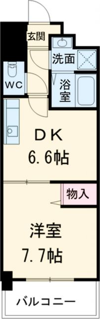 名古屋市中川区松年町のマンションの間取り