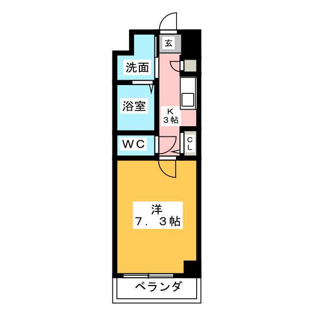 エンゼルハイム東町の間取り