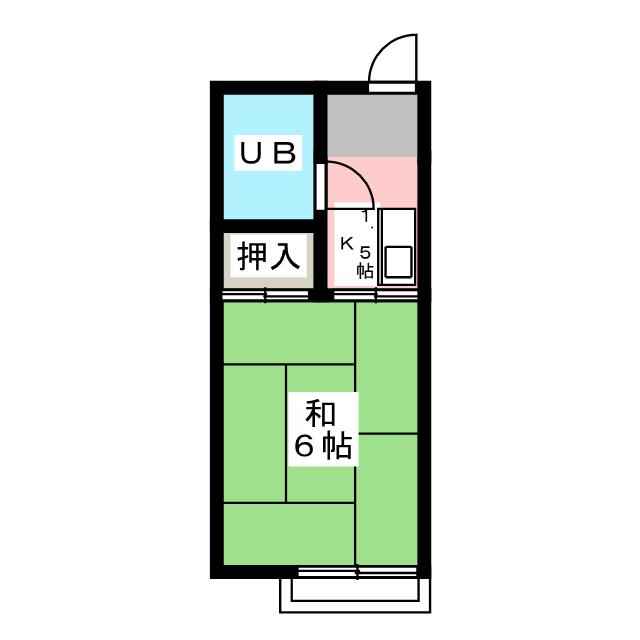 マンション宮西の間取り