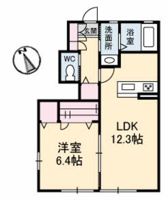 Ｆノエル　IIの間取り