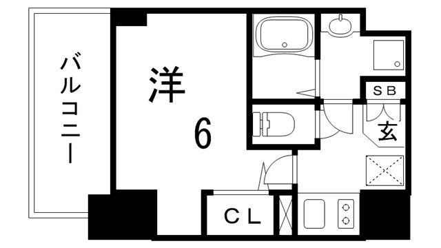 神戸国香通Futurの間取り