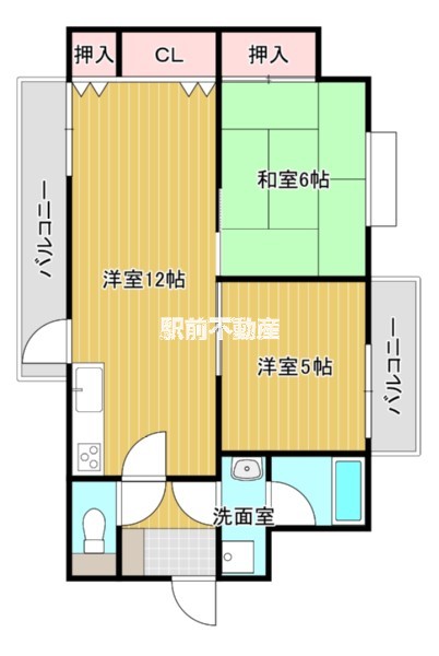 サンシャイン正山の間取り