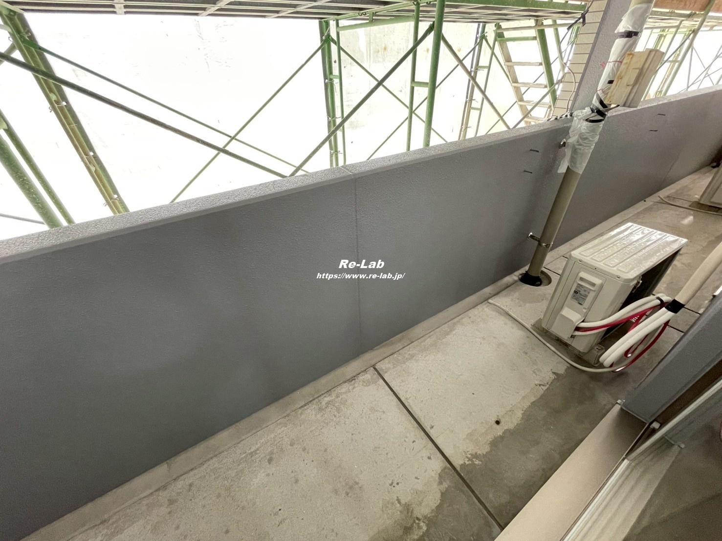 バルコニー　101号室モデルルーム写真です。