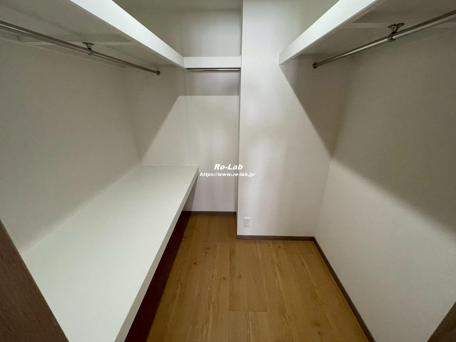 収納　101号室モデルルーム写真です。