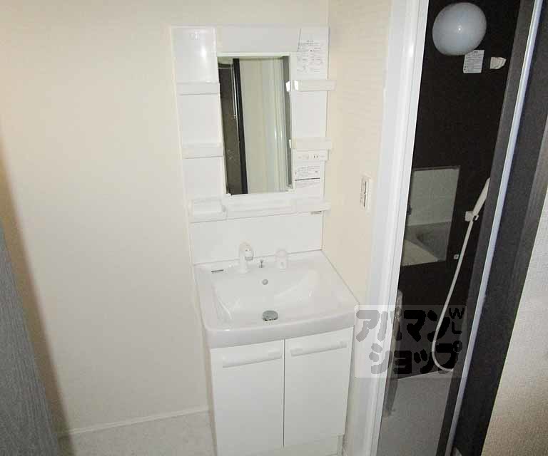 洗面設備　２０３号室の写真です。