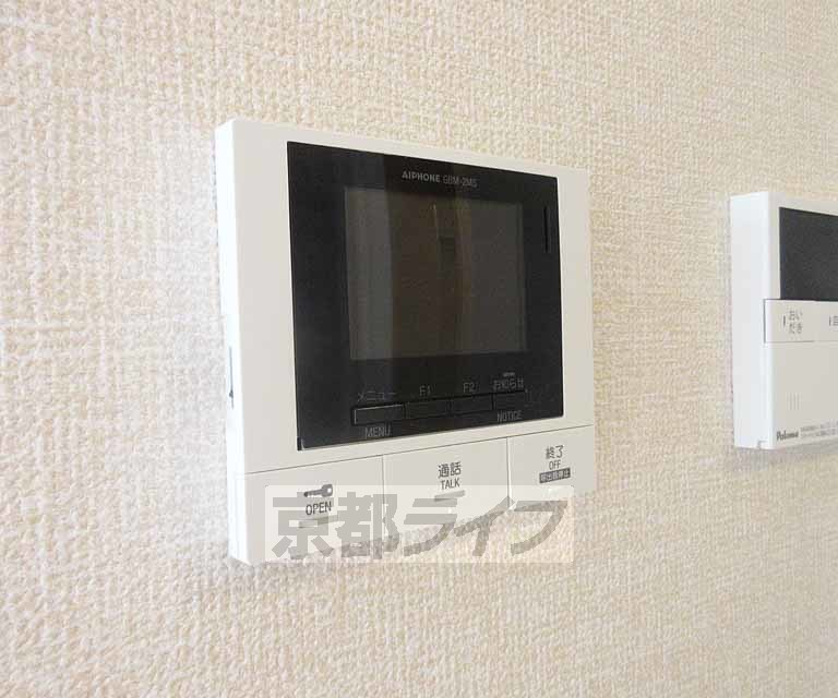 セキュリティ　安心のモニター付き