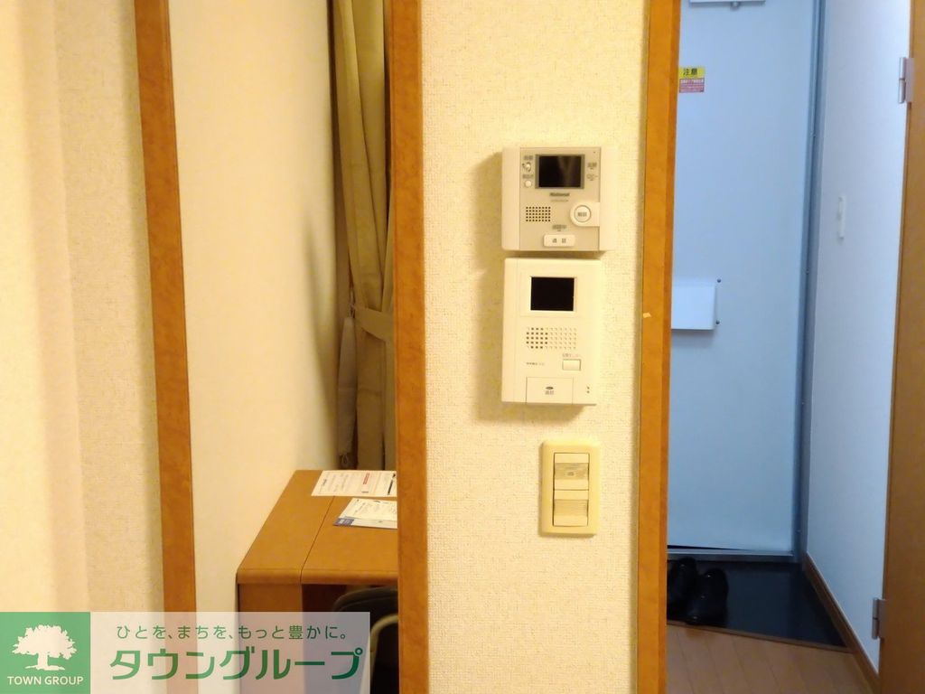 セキュリティ　モニターホン付き