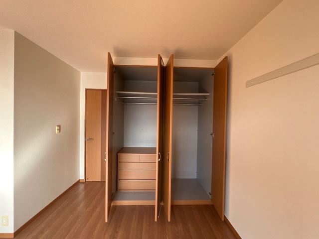 収納　たっぷりとした収納スペースです