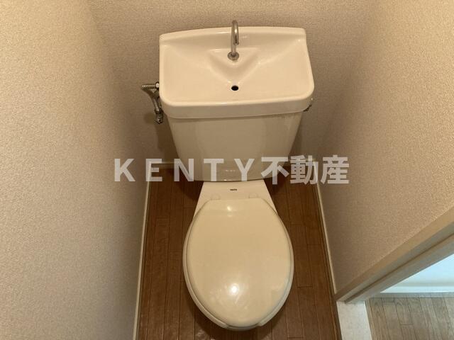 トイレ　ゆったりとした空間のトイレです