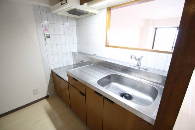 キッチン　２口ガスコンロ設置可