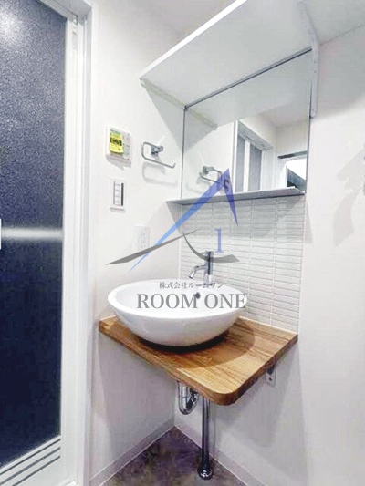 洗面設備　洗面台です。