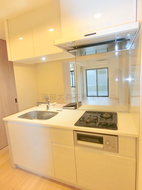 キッチン　2口ガスグリル付システムキッチン