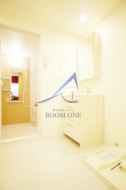 洗面設備　洗面台です。