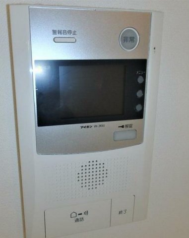 セキュリティ　モニター付きインターホン