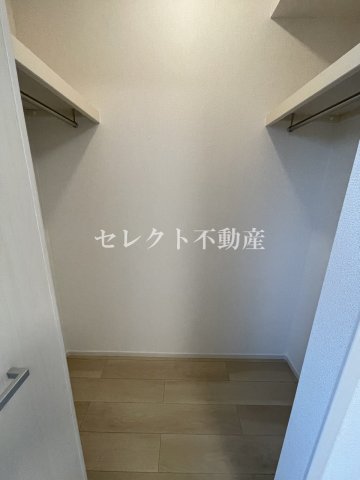 収納　たっぷりとした収納スペースです