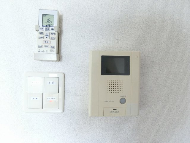 セキュリティ　インターホン付きです