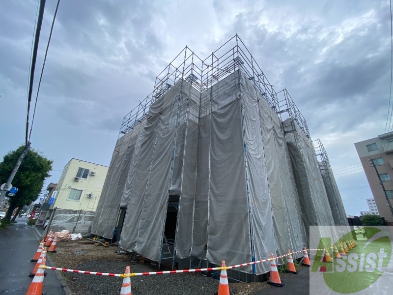 地下鉄東西線 宮の沢駅 徒歩10分 4階建 新築の外観写真