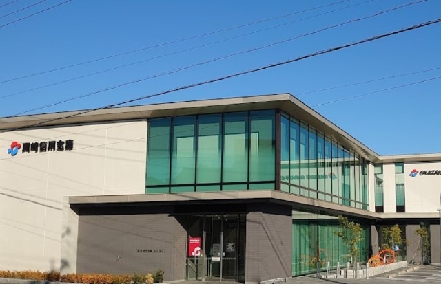 銀行　岡崎信用金庫井田支店（銀行）まで388m