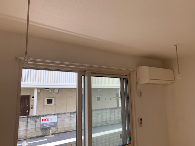 その他設備　エアコン・室内物干付