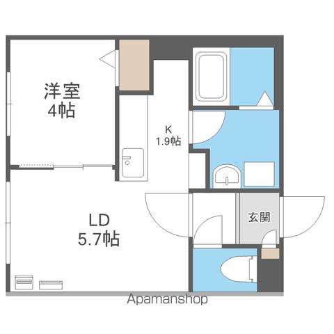 Ciel Serein円山の間取り写真