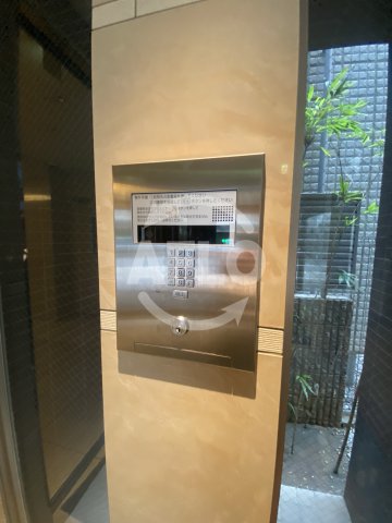 セキュリティ　グランガーデン足代新町　オートロック