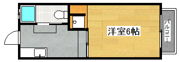 リベルタ香住ケ丘の間取り写真