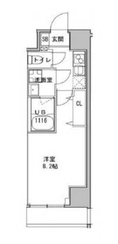 S-RESIDENCE押上Clairの間取り写真