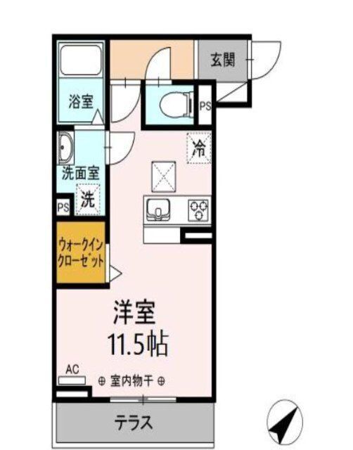 ONE UNIVERSITY PLACEの間取り写真