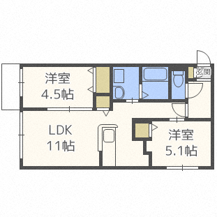 【モアニケアラの間取り】