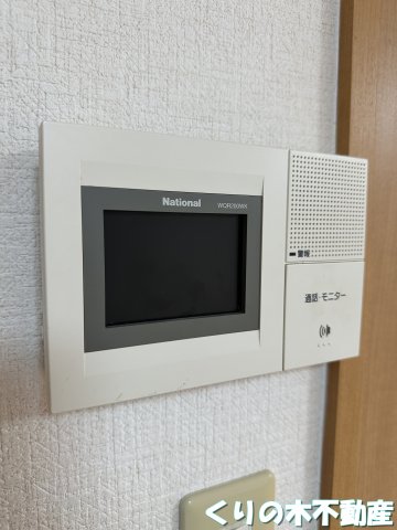セキュリティ　モニター付きインターホンです
