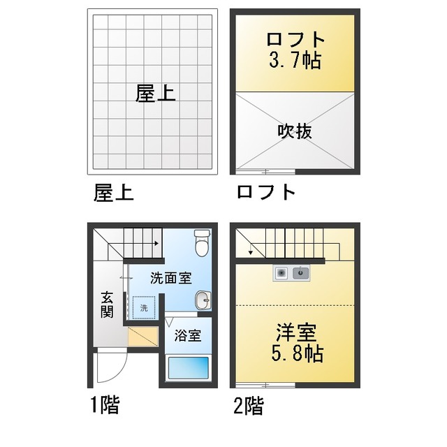 Y`s Annex Bの間取り写真