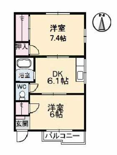 スナダハイツの間取り