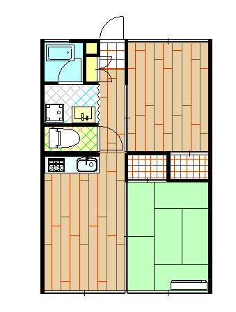 影山第二マンションの間取り