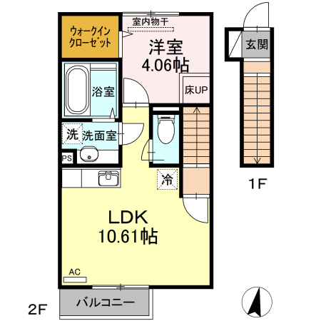 グランヴェールIIの間取り