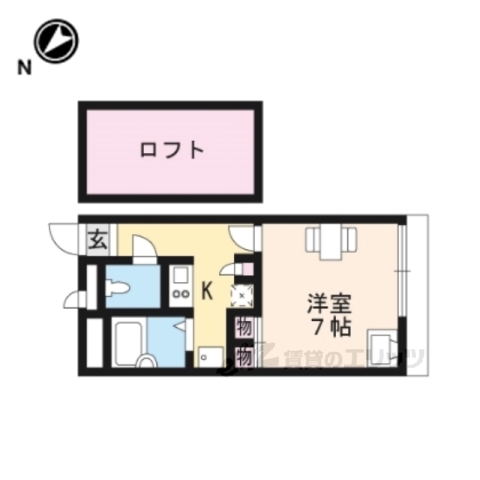 レオパレスエルカルチェの間取り