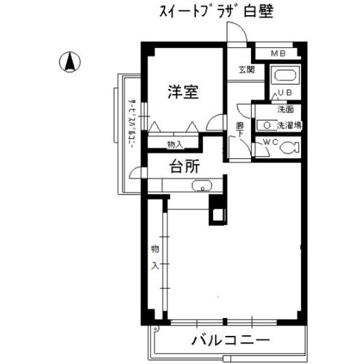 スイートプラザ白壁の間取り