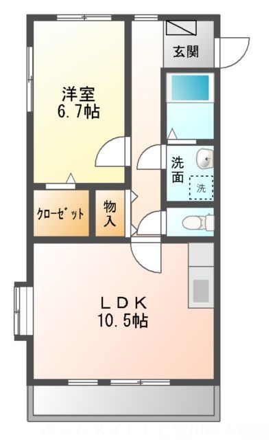 桜ケ丘LUCKHILLの間取り