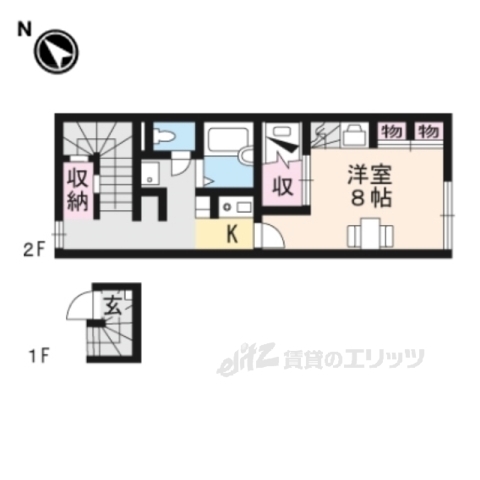 レオパレスマウンテン２の間取り