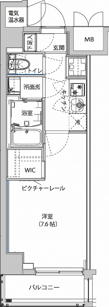 江東区大島のマンションの間取り